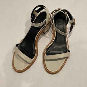 Tibi, size 38.5. Cream color. Leather